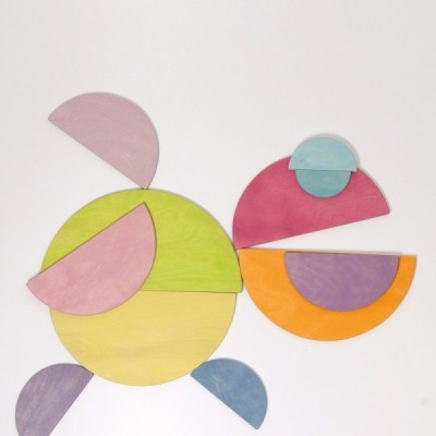 Semicircles pastel