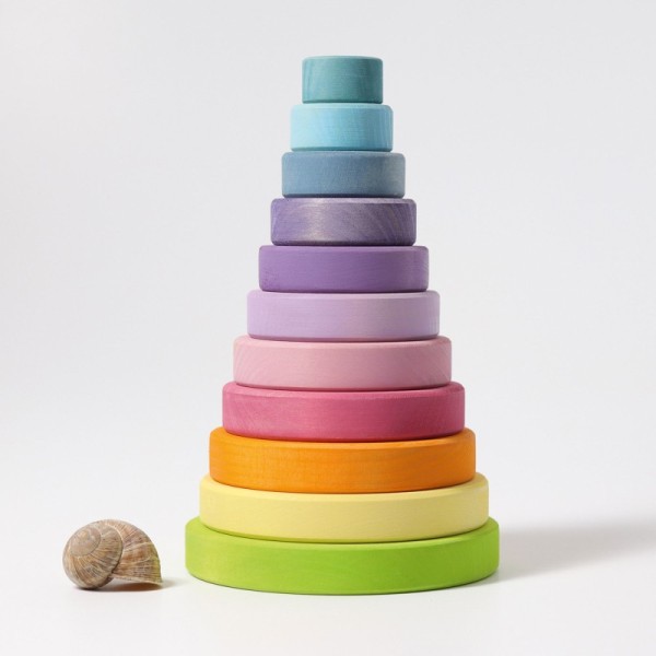 Pastel disk tower