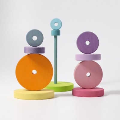 Pastel disk tower