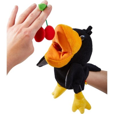 Hand puppet Theo the raven