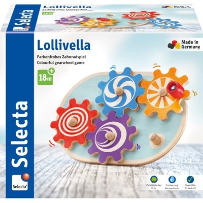 Lollivella, gioco della ruota dentata, 17,5 cm - NUOVO