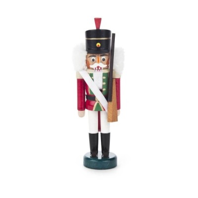 Nutcracker hussar red-white 14 cm