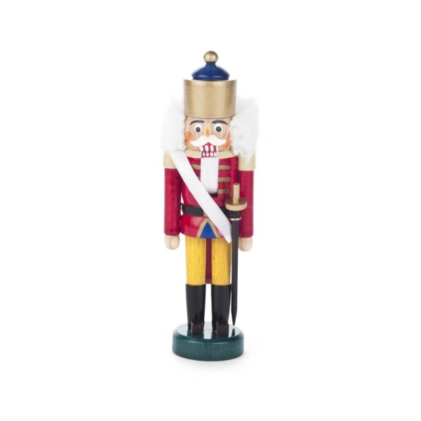 Nutcracker king red-yellow 14 cm