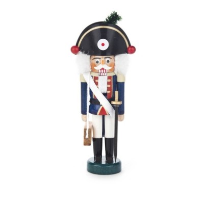 Nutcracker Frenchman blue-white 15 cm