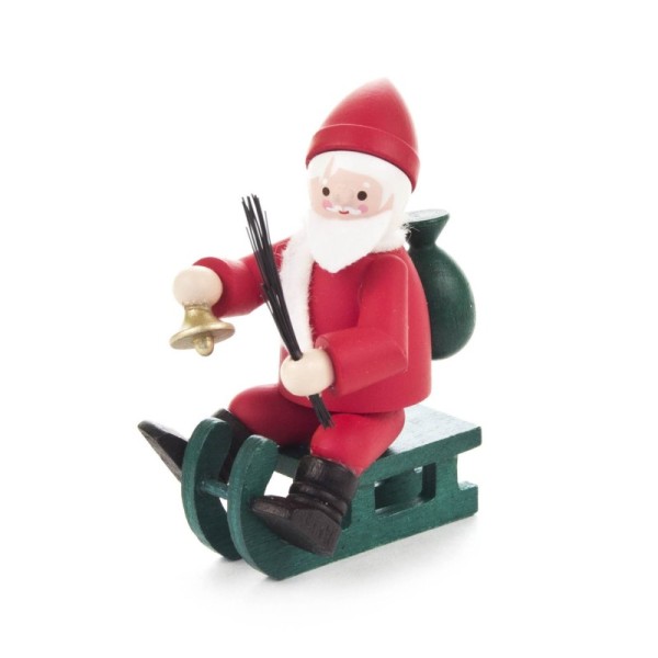 Nikolaus auf Schlitten farbig