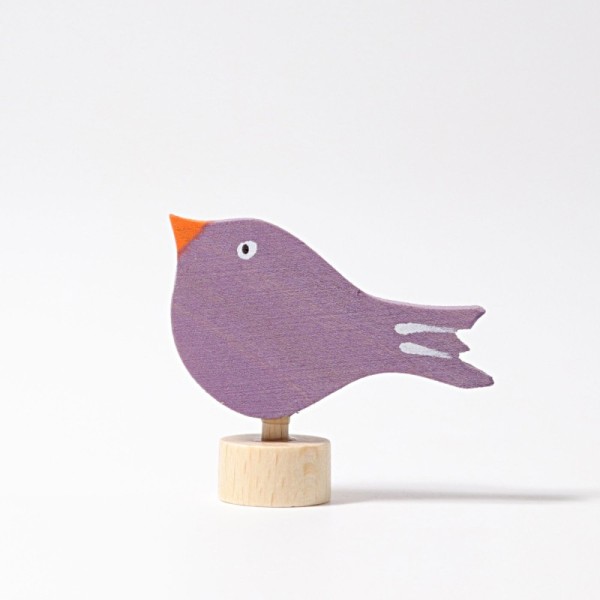 Sitting bird plug-in figure