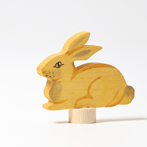 Plug-in figure rabbit sitting