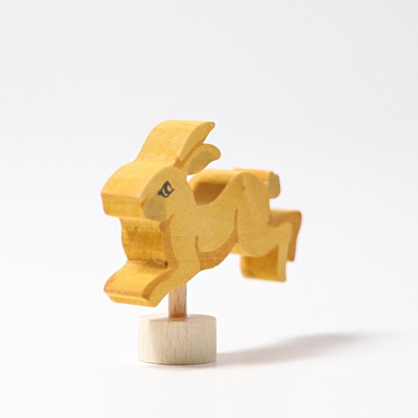 Plug-in figure rabbit jumping