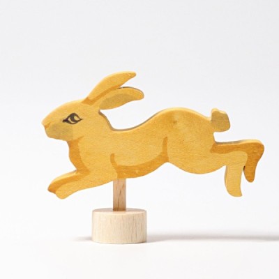 Plug-in figure rabbit jumping