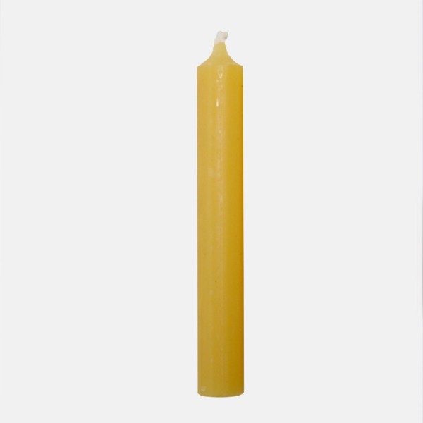 Amber beeswax candles (10%) PU 12 pcs.