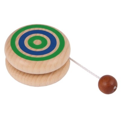 Colorful yo-yo with rings