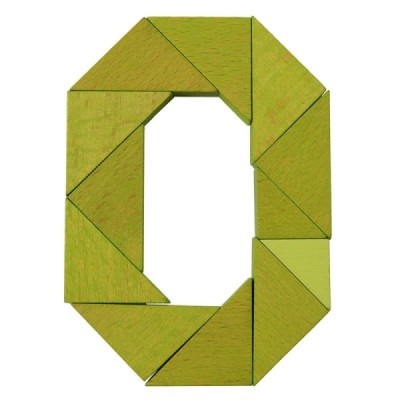 Trioko triangoli verde