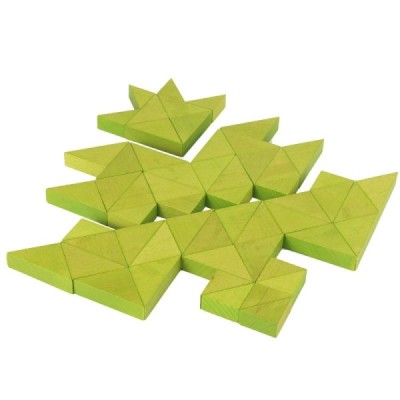 Trioko triangoli verde