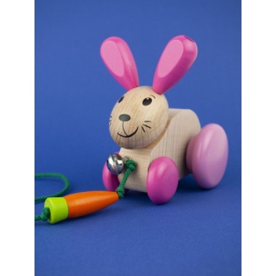 Hanna Hoppel, pull-along rabbit, 13 cm