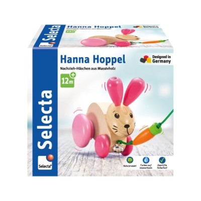 Hanna Hoppel, Nachzieh Hase, 13 cm