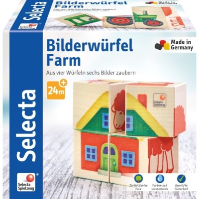 Bilderwürfel, Farm, 4 Teile