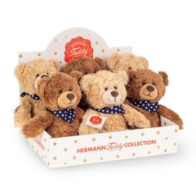 Teddies 2-color assorted 23 cm in display