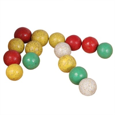 Clay marbles, 1 bag, approx. 50 pieces for 20009