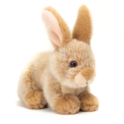 Hase sitzend beige 18 cm