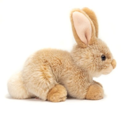 Hase sitzend beige 18 cm