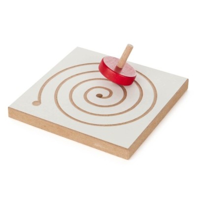 Spinning top board spiral