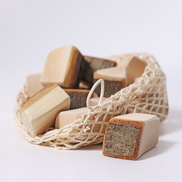 Bark building blocks