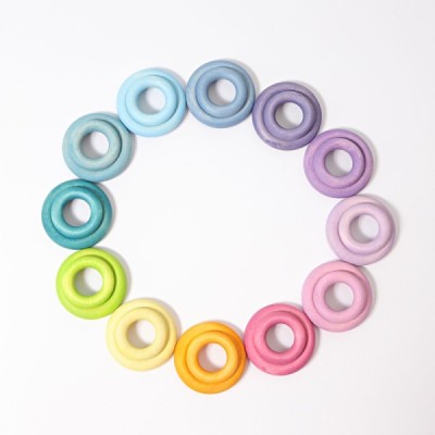 Pastel building rings