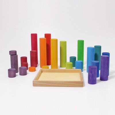 Large rainbow construction rollers