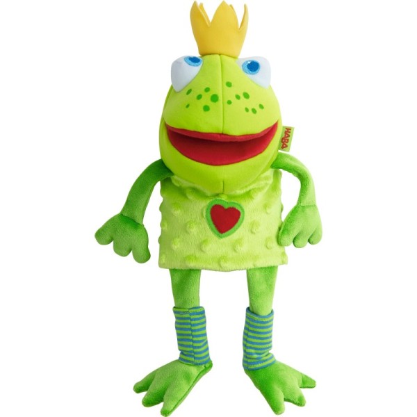 Hand puppet frog king