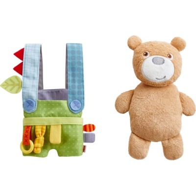 Play trainer bear fun with squeaker and rattle