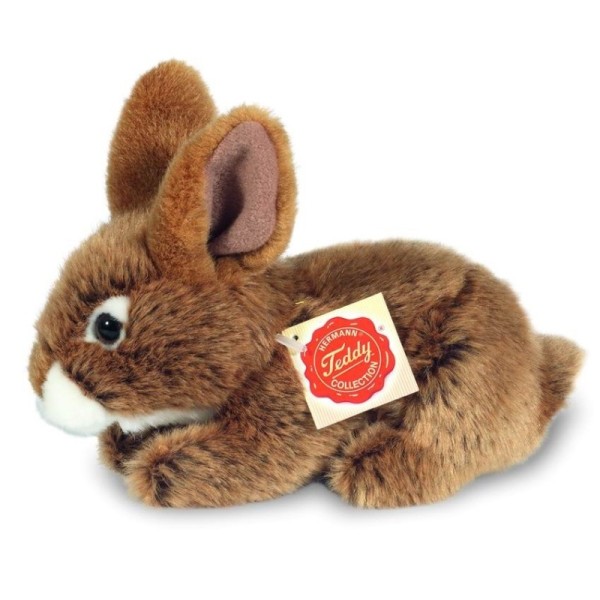 Bunny sitting brown 19 cm