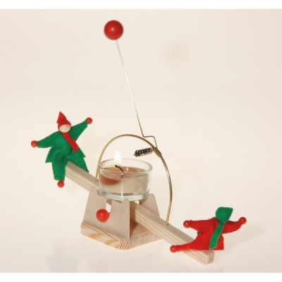 Light rocker with dolls kit with tea light