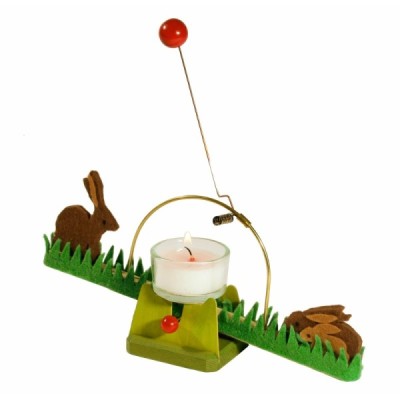 Light rocker with rabbit kit with tea light