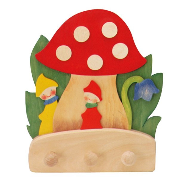 Wardrobe mushroom with gnomes