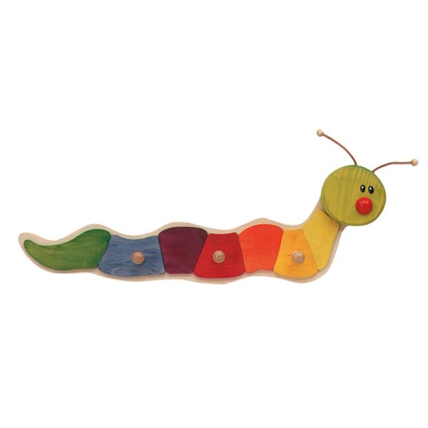 Caterpillar coat rack