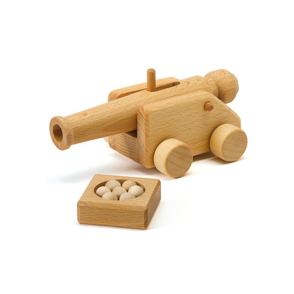 Small cannon with balls