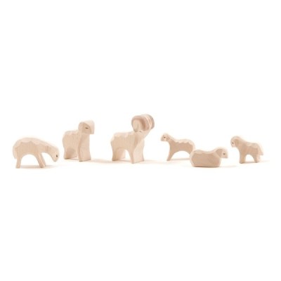 Sheep group mini 6 pcs