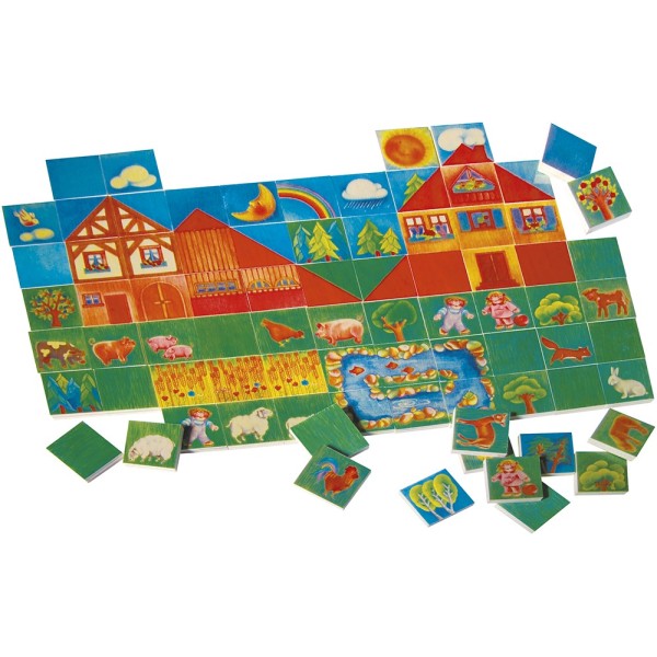 Varialand, laying game, 80 pieces