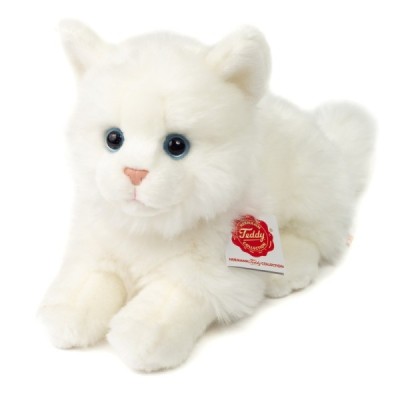 Gatto British Shorthair bianco 20 cm