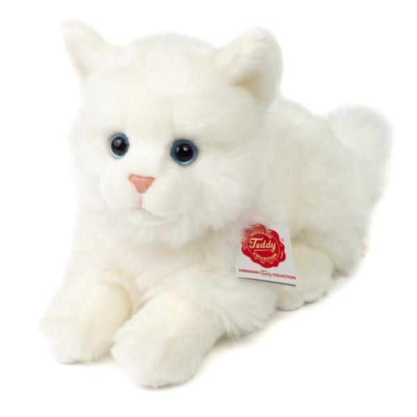 Cat British Shorthair white 20 cm