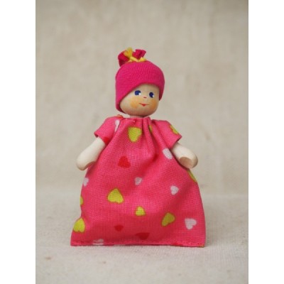 Baby in sleeping bag, pink