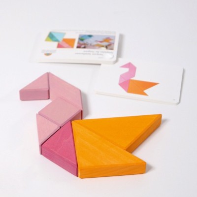 Tangram pink-orange