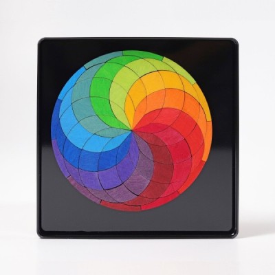 Magnetic game color spiral