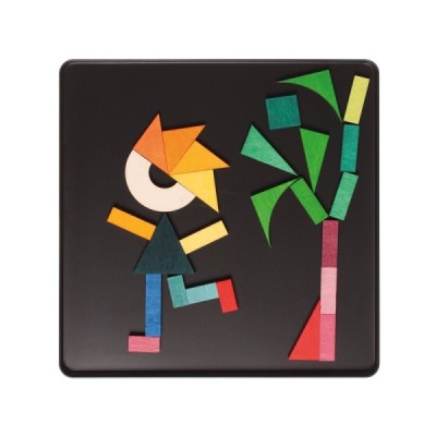 Geo-graphic magnetic game