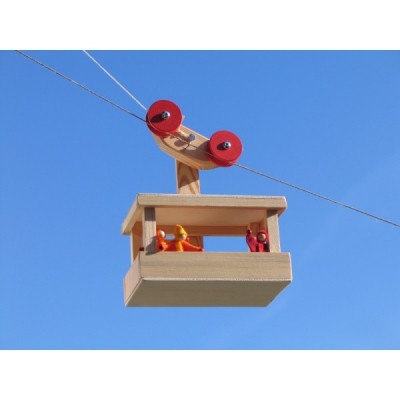 Large ropeway 1 gondola with 2x 20 m rope (basic box)