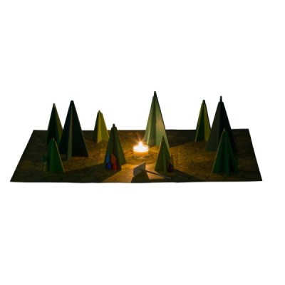 Simple forest shadow play