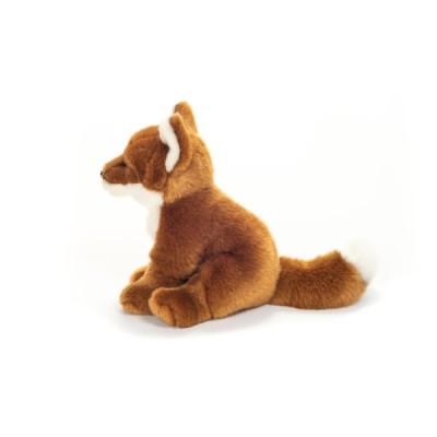 Red-brown sitting fox 20 cm