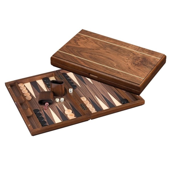 Backgammon Delos, large, magnetic closure