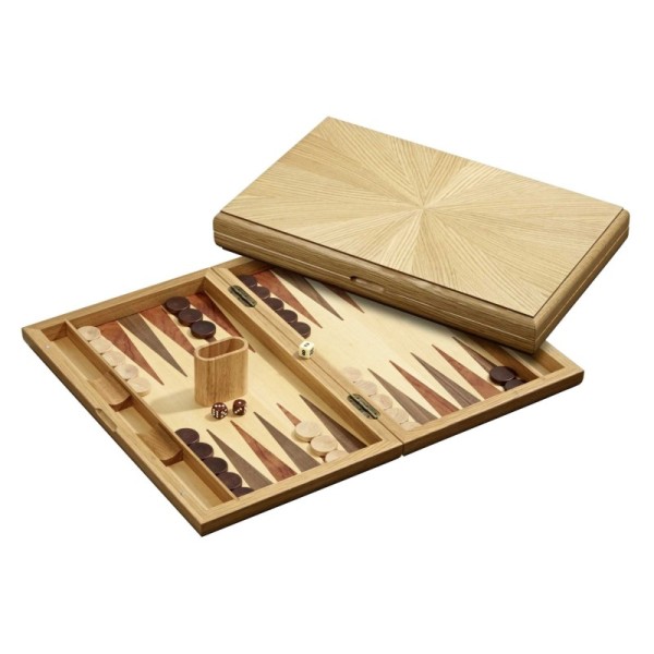 Backgammon Milos, large, magnetic closure