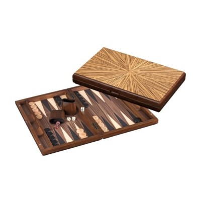 Backgammon Mykonos, large, magnetic closure